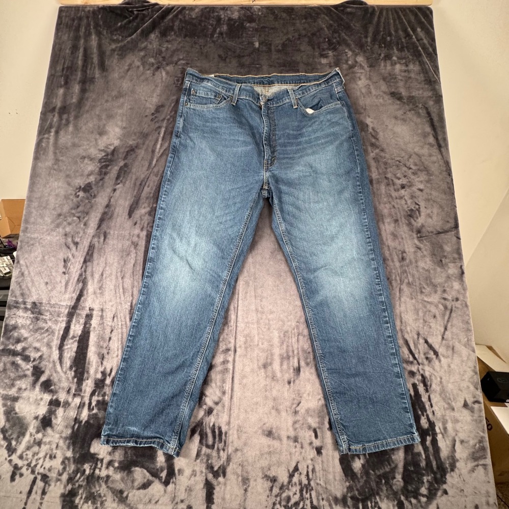 Levi's 516 Straight Leg Jeans Mens 40x30 Blue Denim Classic Fit 4294